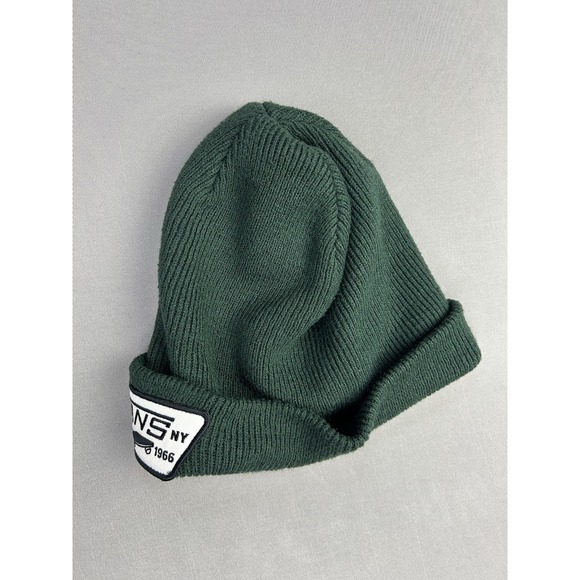 Vans Adult Skate Wear Knit Beanie Green Winter Hat - Picture 3 of 7